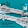 RESKIT RS72-0601 Kh-29T (AS-14B Kedge) missiles with AKU-58 (2 pcs) Su-17, Su-25,Su-24, Su-30, Mig-27 (3D Printed) (1/72)